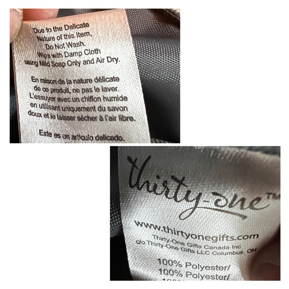 Thirty-One Gray Medium Cosmetic Bag - Picture 10 of 11